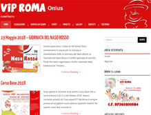 Tablet Screenshot of clownterapia-roma.it